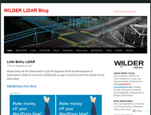 Tablet Screenshot of bloglidar.com